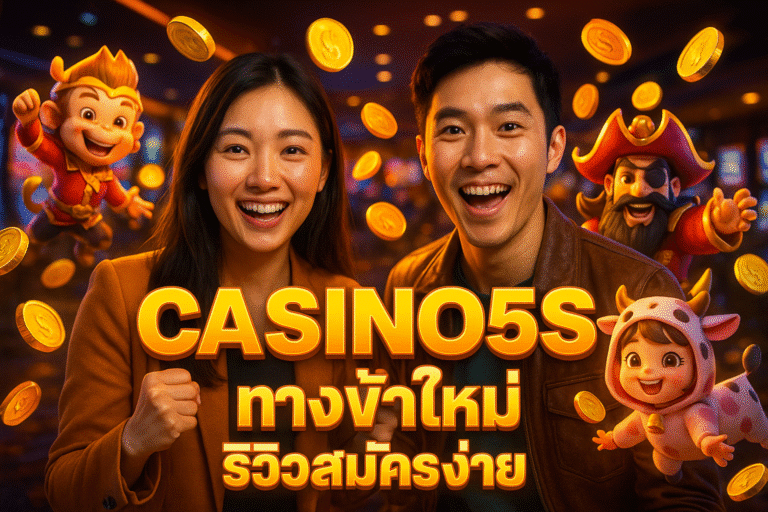 CASINO5S ทางเข้าใหม่ รีวิวสมัครง่าย