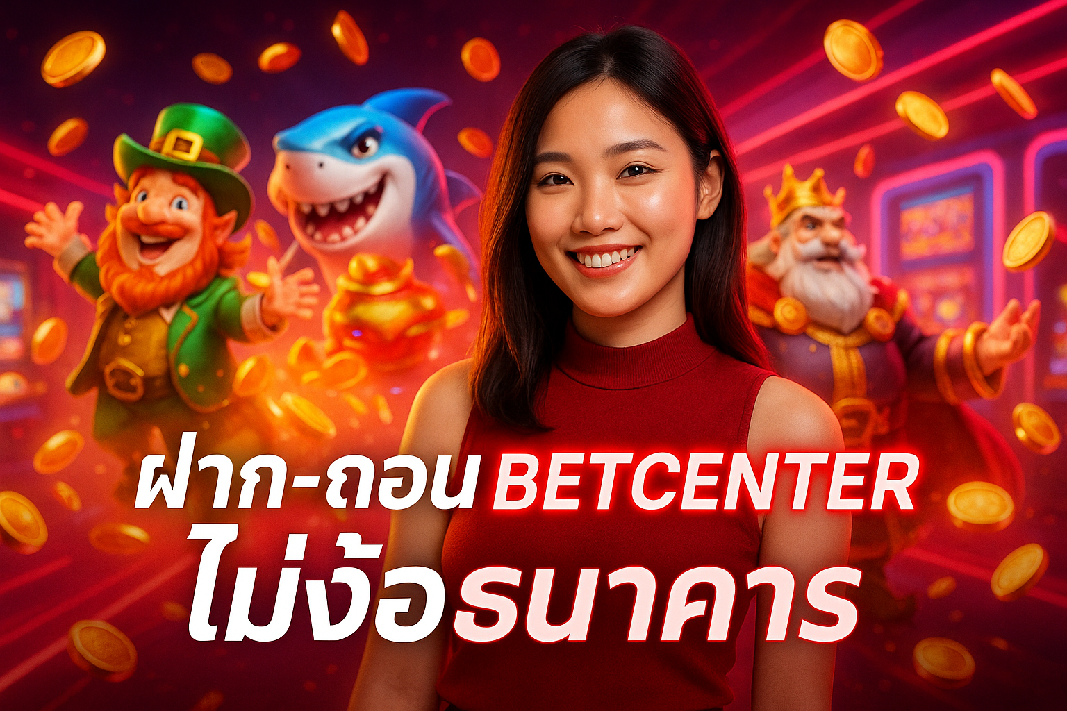 ฝาก-ถอน BETCENTER ไม่ง้อธนาคาร